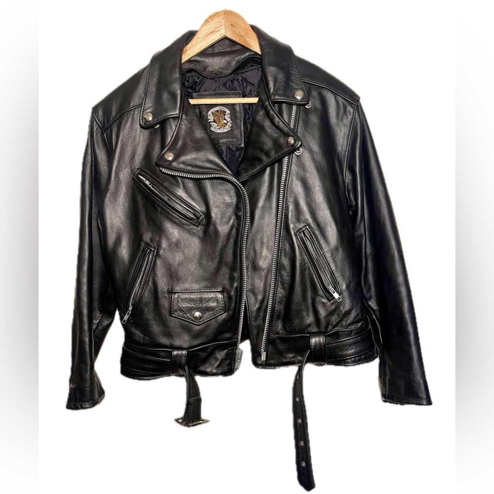 Brand Just Leather San Jose,  Leather Motorcycle Jacket, Women's Size S/M